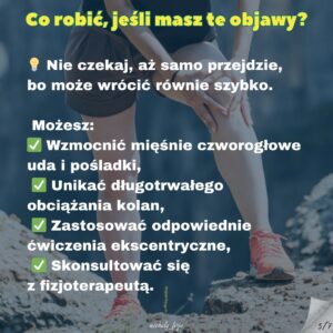 Leczenie kolana skoczka