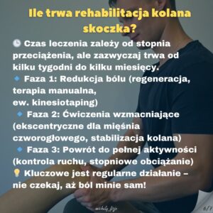 Ile trwa rehabilitacja kolana skoczka