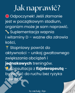 Jak leczy się złamanie zmęczeniowe? Fizjoterapeuta Ząbki